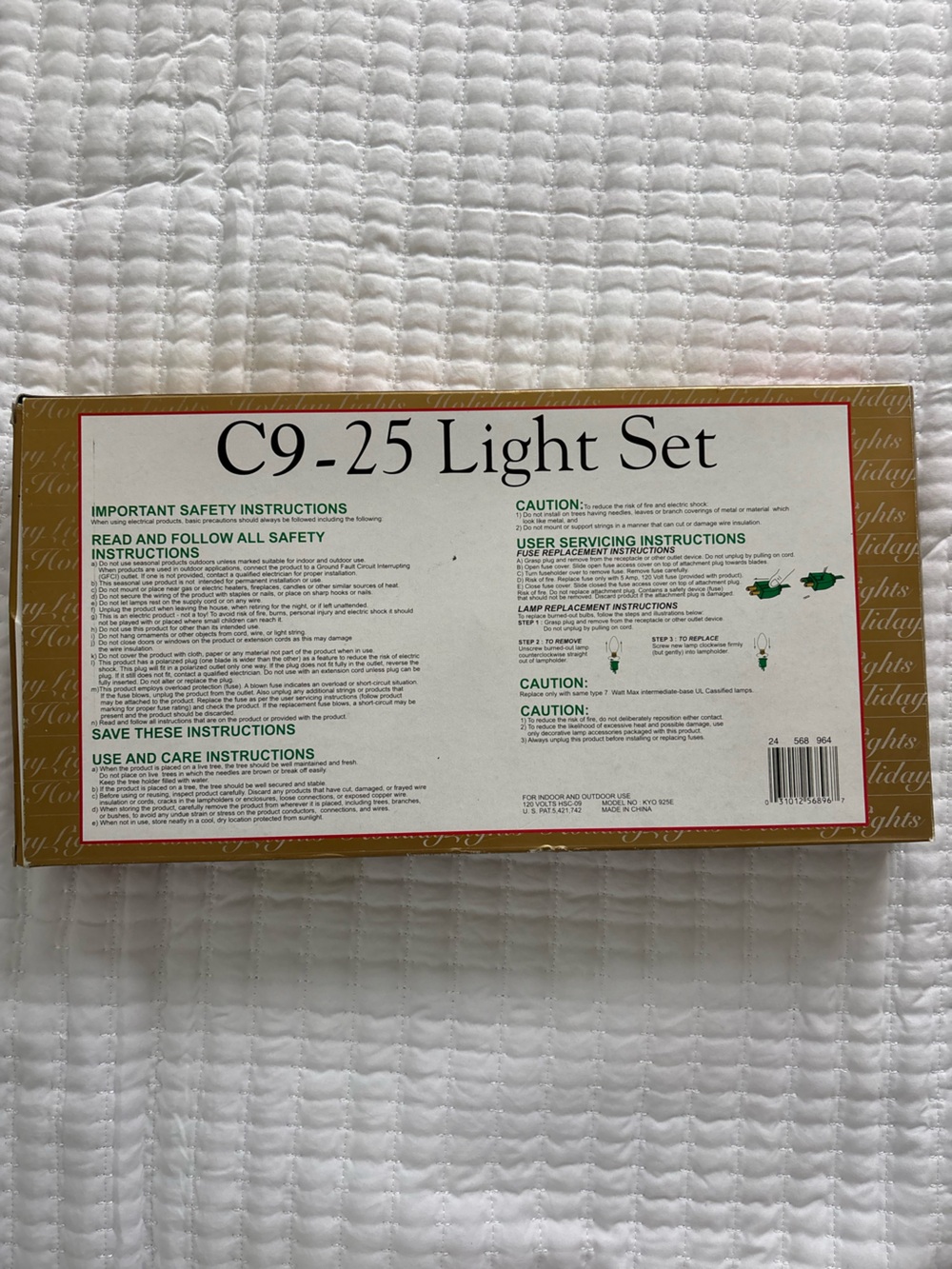 Frank's Multicolor 25-Light Holiday String Lights - Picture 4 of 6